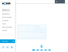 Tablet Screenshot of homa-pumpen.de